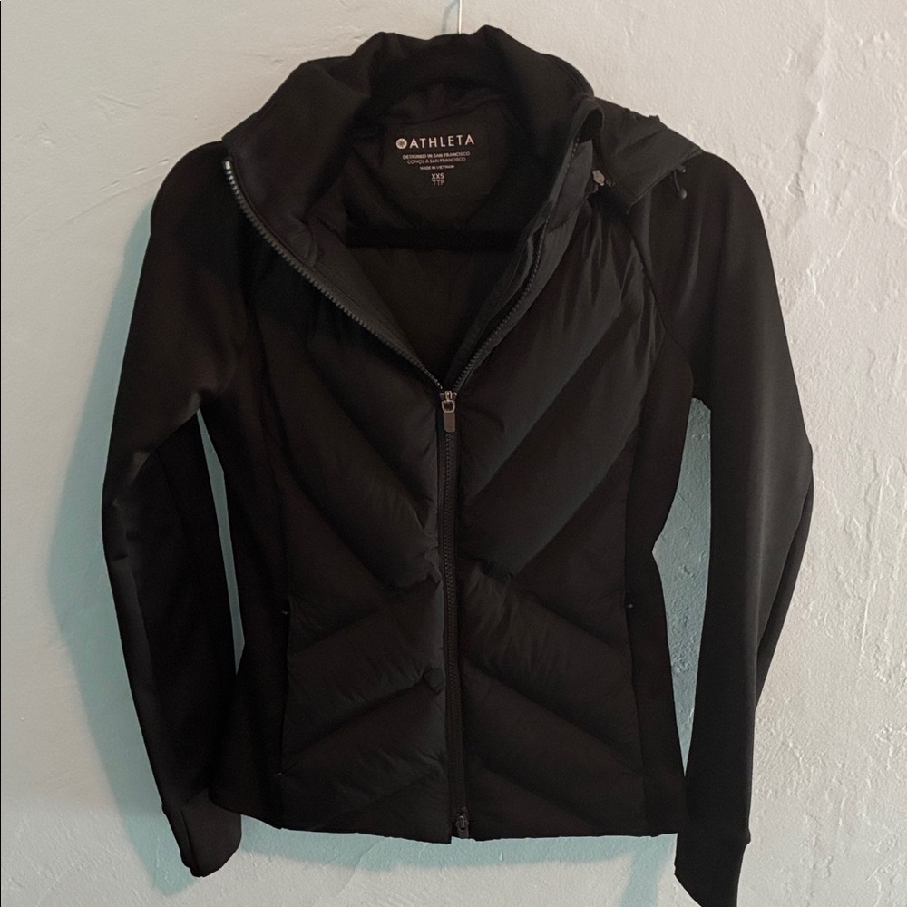 Athleta Women's Black Inlet Jacket XXS